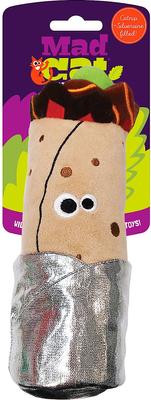 Show full view: Mad Cat Big Burrito Kicker Catnip & Silvervine Cat Toy slide 2 of 7