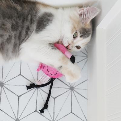 Show full view: Mad Cat Flingin' Flamingo Catnip & Silvervine Cat Toy slide 5 of 8