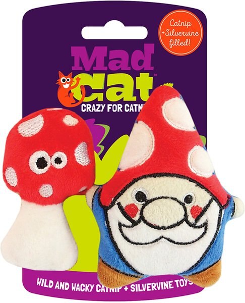 Mad Cat Gnome Sweet Gnome Catnip & Silvervine Cat Toy