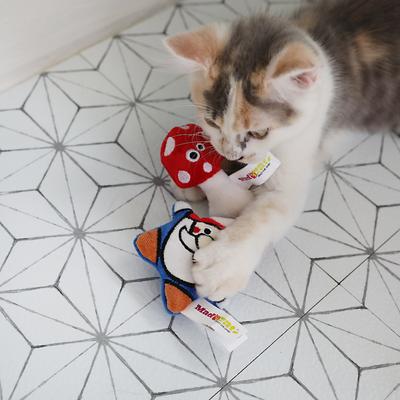 Show full view: Mad Cat Gnome Sweet Gnome Catnip & Silvervine Cat Toy, 2 count slide 5 of 8