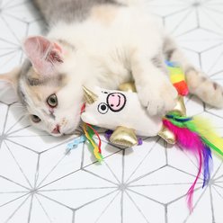 Mad Cat Mewnicorn & Rainbow Poop Catnip & Silvervine Cat Toy slide 2 of 5