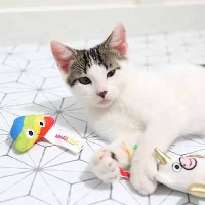 Show full view: Mad Cat Mewnicorn & Rainbow Poop Catnip & Silvervine Cat Toy slide 4 of 6
