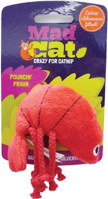 Show full view: Mad Cat Pouncin' Prawn Catnip & Silvervine Cat Toy slide 2 of 6