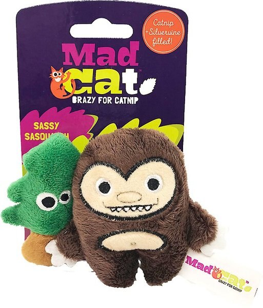 Mad Cat Sassy Sasquatch Catnip & Silvervine Cat Toy