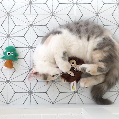 Show full view: Mad Cat Sassy Sasquatch Catnip & Silvervine Cat Toy, 2 count slide 4 of 6