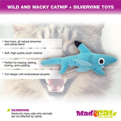 Show full view: Mad Cat Shark Biter Catnip & Silvervine Cat Toy slide 4 of 7