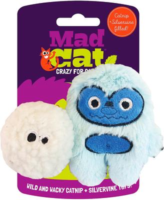 Show full view: Mad Cat Yowlin' Yetti Catnip & Silvervine Cat Toy slide 2 of 6