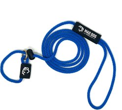 Mad Dog Products English Slip Lead Dog Leash, Royal, 6-ft long, 1/4-in wide