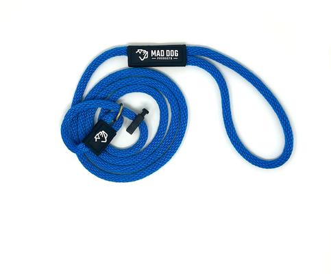 Show full view: Mad Dog Products English Slip Lead Dog Leash, Royal, 6-ft long, 3/8-in wide slide 1 of 7