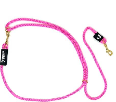 Show full view: Mad Dog Products Hands Free Dog Leash, Pink, 10-ft long, 3/8-in wide slide 1 of 8
