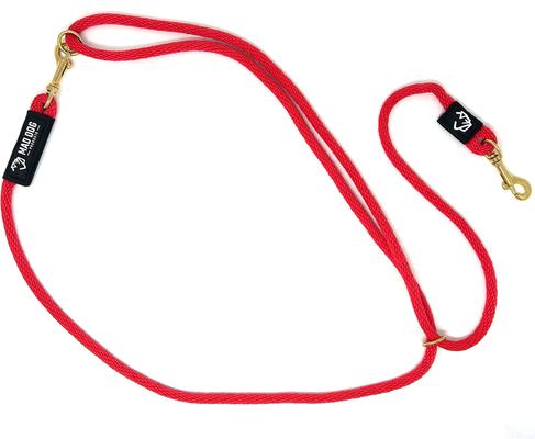 Show full view: Mad Dog Products Hands Free Dog Leash, Red, 10-ft long, 3/8-in wide slide 1 of 7