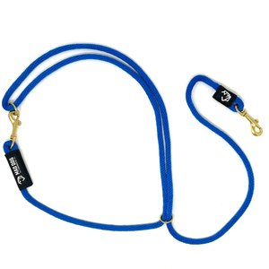 Mad Dog Products Hands Free Dog Leash, Royal, 10-ft long, 3/8-in wide