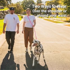 Mad Dog Products Hands Free Dog Leash, Royal, 10-ft long, 3/8-in wide slide 2 of 5