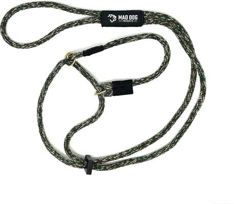 Show full view: Mad Dog Products Martingale Slip Lead Dog Leash, Camo, 8-ft long, 3/8-in wide slide 1 of 6