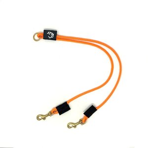 Mad Dog Products Premium Dog Leash Coupler, Orange, 1.5-ft long, 1/4-in wide