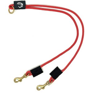 Mad Dog Products Premium Dog Leash Coupler, Red, 1.5-ft long, 1/4-in wide