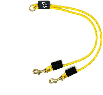 Show full view: Mad Dog Products Premium Dog Leash Coupler, Yellow, 1.5-ft long, 1/4-in wide slide 1 of 5