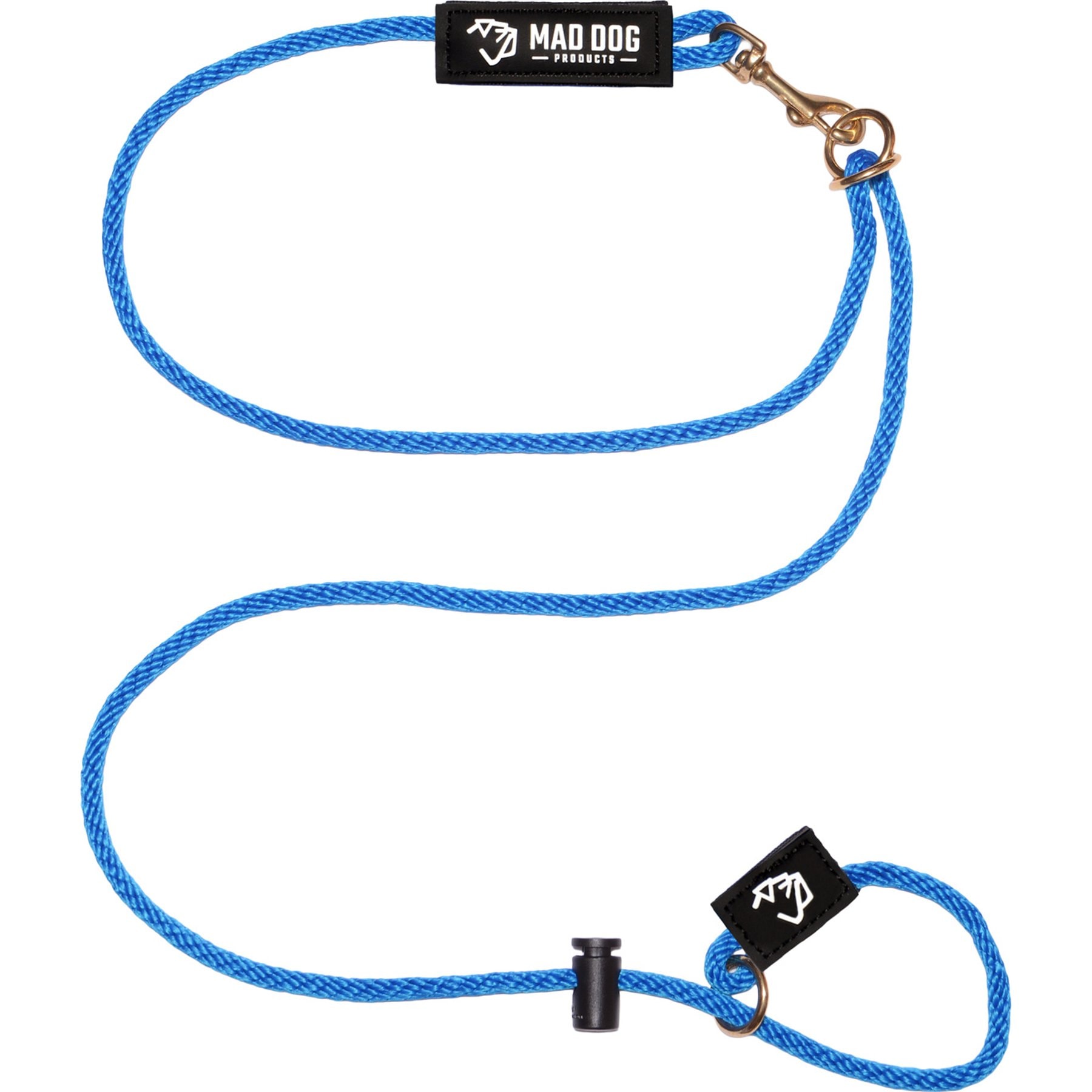 Mad Dog Products Hands Free Slip Lead Dog Leash, Royal, 10 ft-1/4 in