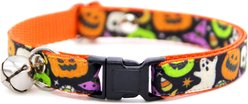 Made By Cleo Creepy Cuties Cat Collar, 8 to 13-in
