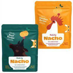 Made by Nacho Beef Recipe Cuts In Gravy with Bone Broth + Chicken Recipe Cuts In Gravy with Bone Broth Wet Cat Food