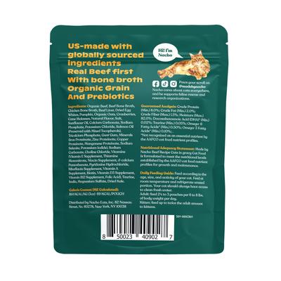 Show full view: Made by Nacho Beef Recipe Cuts In Gravy with Bone Broth + Chicken Recipe Cuts In Gravy with Bone Broth Wet Cat Food slide 2 of 3