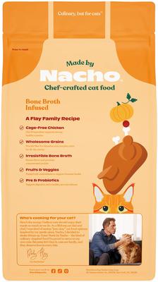 Show full view: Made by Nacho Bone Broth Infused Cage-Free Chicken & Pumpkin Recipe Dry Cat Food, 11-lb bag slide 4 of 12