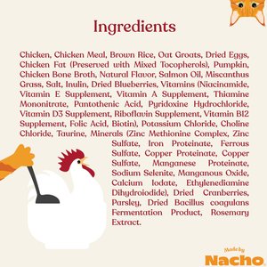 Made by Nacho Bone Broth Infused Cage-Free Chicken & Pumpkin Recipe Dry Cat Food, 4-lb bag