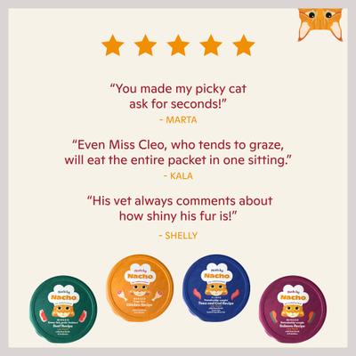 Show full view: Made by Nacho Cage Free Minced Chicken Recipe with Bone Broth Wet Cat Food, 2.5-oz cup, case of 10 slide 7 of 13