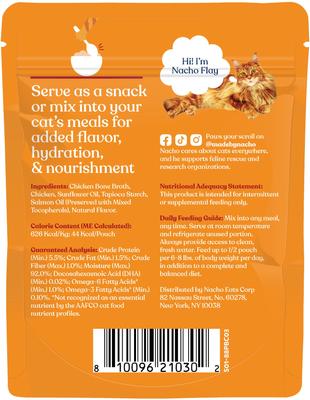 Show full view: Made by Nacho Cage Free Shredded Chicken Recipe with Homestyle Bone Broth Grain-Free Wet Cat Food, 2.5-oz pouch, case of 12 slide 3 of 12
