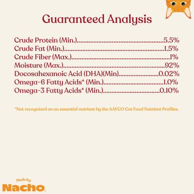 Show full view: Made by Nacho Cage Free Shredded Chicken Recipe with Homestyle Bone Broth Grain-Free Wet Cat Food, 2.5-oz pouch, case of 12 slide 9 of 12