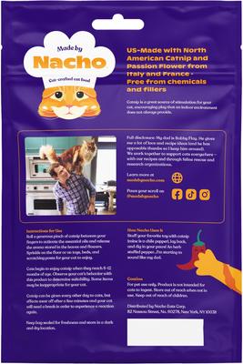 Show full view: Made by Nacho Catnip & Passion Flower Blend, 1-oz pouch slide 3 of 9