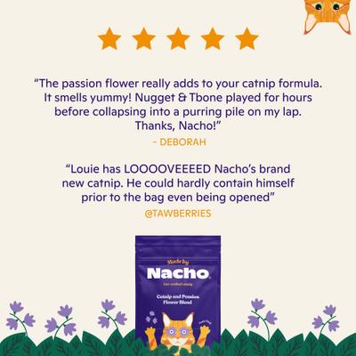 Show full view: Made by Nacho Catnip & Passion Flower Blend, 1-oz pouch slide 6 of 9