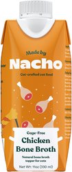 Made by Nacho Chicken Bone Broth Grain- Free Wet Cat Food Topper, 11-oz carton