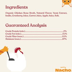 Made by Nacho Chicken Bone Broth Grain- Free Wet Cat Food Topper, 11-oz carton slide 2 of 7