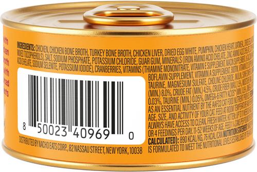 Show full view: Made by Nacho Chicken Recipe Minced Wet Kitten Food, 3-oz can, case of 24 slide 3 of 12