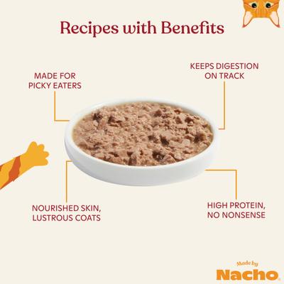 Show full view: Made by Nacho Chicken Recipe Minced Wet Kitten Food, 3-oz can, case of 24 slide 5 of 12