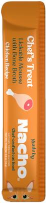 Show full view: Made by Nacho Chicken Recipe with Bone Broth Grain-Free Lickable Cat Treats, 0.5-oz pouch, case of 12 slide 4 of 9