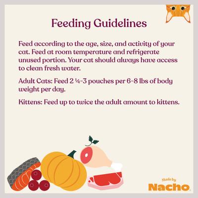 Show full view: Made by Nacho Cuts In Gravy Recipes with Bone Broth Variety Pack Wet Cat Food, 3-oz pouch, case of 12 slide 10 of 13