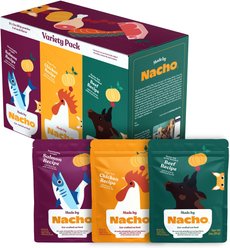Made by Nacho Cuts In Gravy Recipes with Bone Broth Variety Pack Wet Cat Food, 3-oz pouch, bundle of 24 