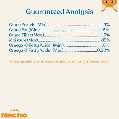 Show full view: Made by Nacho Digestive Support Cage-Free Chicken Puree with Bone Broth Wet Cat Food Topper, 1.4-oz pouch, case of 18 slide 9 of 12