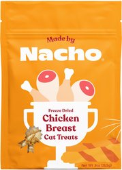 Made by Nacho Freeze-Dried Chicken Breast Cat Treats, 1.8-oz bundle 