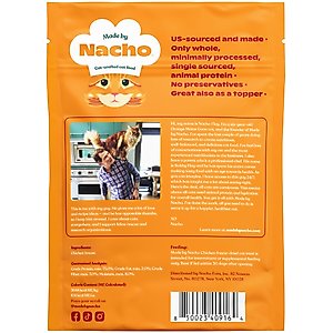 Made by Nacho Freeze-Dried Chicken Breast Cat Treats, 0.9-oz pouch