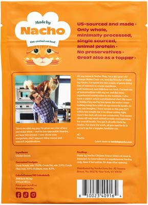 Show full view: Made by Nacho Freeze-Dried Chicken Breast Cat Treats, 0.9-oz pouch slide 3 of 10