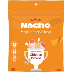 Made by Nacho Freeze-Dried Chicken Breast Cat Treats, 3.5-oz bag