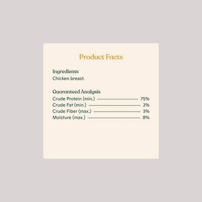 Show full view: Made by Nacho Freeze-Dried Chicken Breast Cat Treats, 3.5-oz bag slide 8 of 11