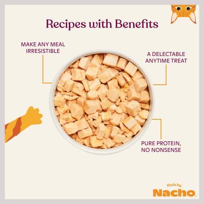 Show full view: Made by Nacho Freeze-Dried Wild Alaskan Salmon Cat Treats, 0.7-oz pouch slide 4 of 10