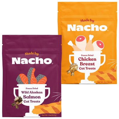 Made by Nacho Made by Nacho Freeze-Dried Wild Alaskan Salmon + Chicken Breast Cat Treats