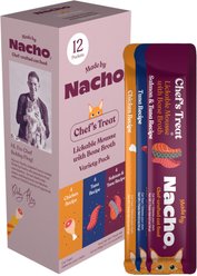 Made by Nacho Mousse Variety Pack Grain-Free Lickable Cat Treats, 0.5-oz pouch, case of 12 slide 2 of 6