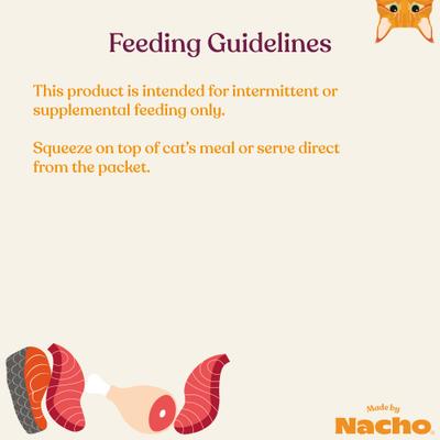 Show full view: Made by Nacho Mousse Variety Pack Grain-Free Lickable Cat Treats, 0.5-oz pouch, case of 12 slide 7 of 9
