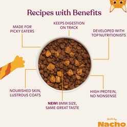 Made by Nacho Sustainably Caught Salmon, Whitefish & Pumpkin Recipe with Freeze-Dried Chicken Liver Dry Cat Food, 4-lb bag slide 2 of 9